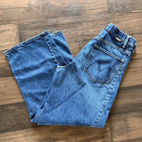 MOTHER Denim Half Pipe Barrel Leg Ankle Jeans Sz 26 $285 - Picture 3 of 3
